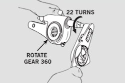 Meritor slack adjuster tips Infographic for technicians
