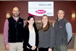 From left to right: NJPA Contract Administrator Tony Glenz, NJPA Contract Administration Specialist Kelly Pearson, Peterbilt Motors Company Marketing Program Manager Cynthia Murphy, and Peterbilt Motors Company National Fleet Sales Manager Joe Curran