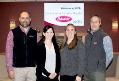 From left to right: NJPA Contract Administrator Tony Glenz, NJPA Contract Administration Specialist Kelly Pearson, Peterbilt Motors Company Marketing Program Manager Cynthia Murphy, and Peterbilt Motors Company National Fleet Sales Manager Joe Curran