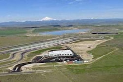 aerial view of DTNA's new facility in Oregon