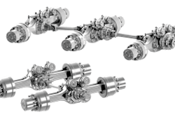 Sisu tandem and tridem axle set