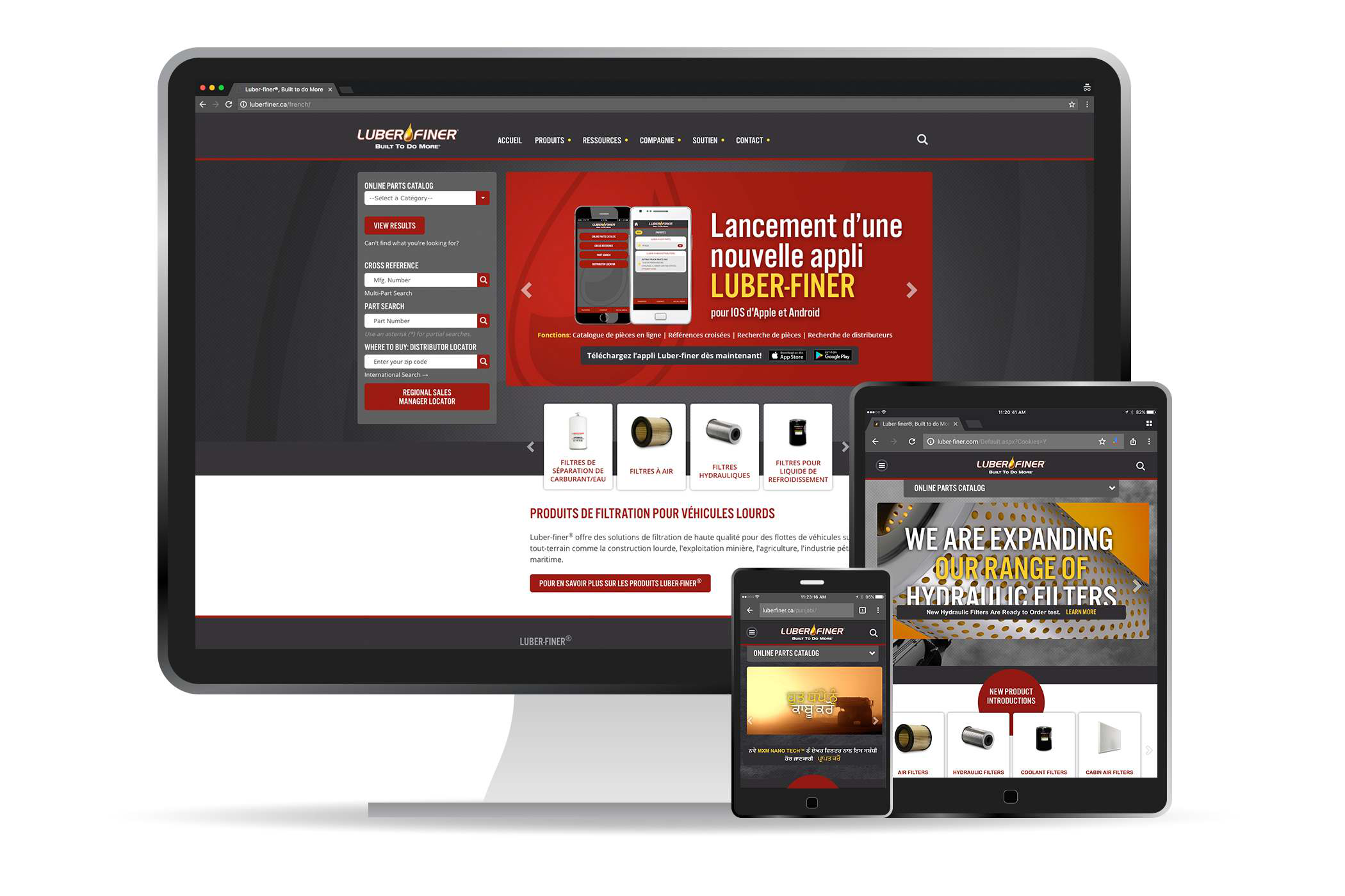 Luber-finer web site