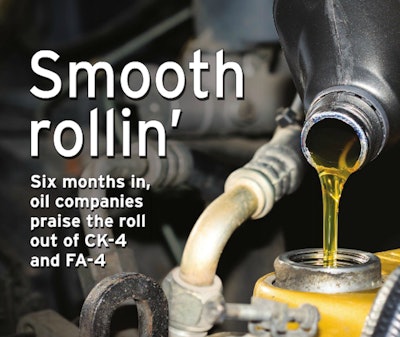 Oil Companies Praise CK-4 and FA-4 Diesel Engine Oils