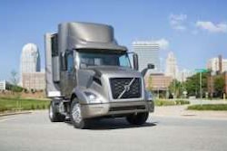Volvo Semi-Truck in the City