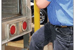 Truck driver assist straps