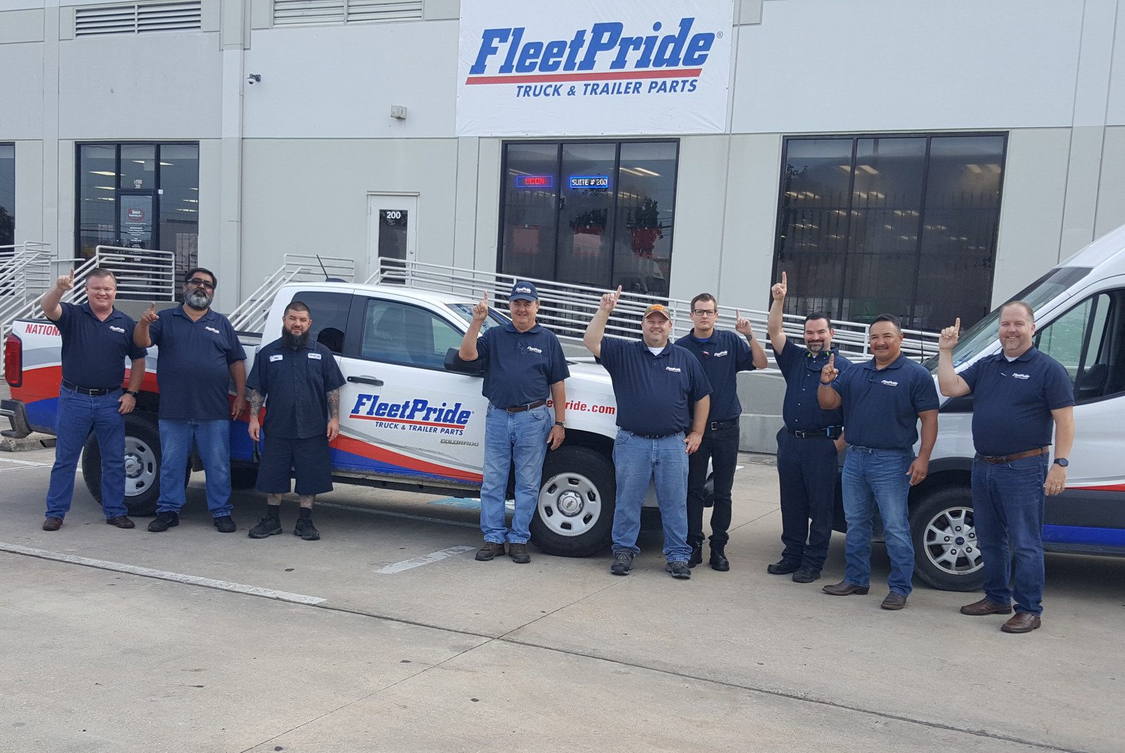 FleetPride building and employees