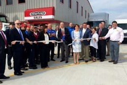 Fyda Freightliner Cutting the Ribbon