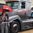 Julie Furber, Cummins’ Electrification Business Development Executive Director, unveiled the company’s electric powertrain concept truck Tuesday.