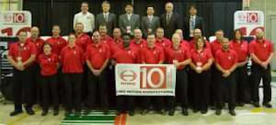 hino members at 10th anniversary celebration