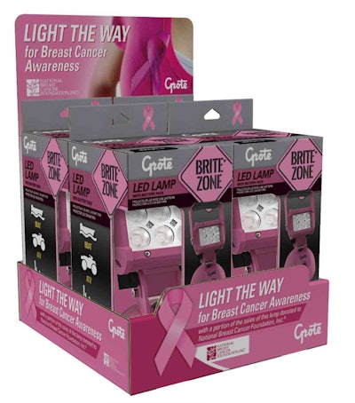 light the way for breast cancer awareness