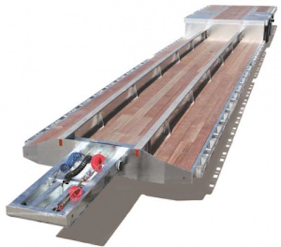 Doonan's New Tritoon Boat trailer