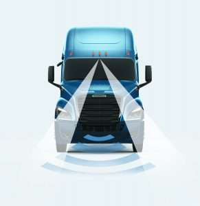 Semi truck illustration
