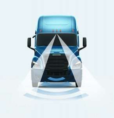 Semi truck illustration