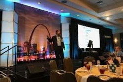 Erik Nachbahr, president and founder at Helion Technologies, speaking at the Karmak Leadership & Technology Conference on Wednesday in St. Louis.