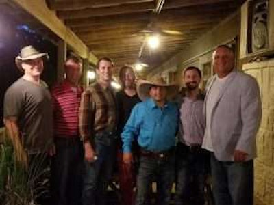 Charles Phillips, Summit Idealease, area sales director; Mike Rissler, lease manager, Summit Idealease of Kansas City; William Walker, rental manager, Summit Idealease of Memphis; Michael Shipman, lease and rental manager, Summit Idealease of Little Rock; Jeffrey McDermott, lease account executive, Summit Idealease of Memphis; Stuart Hellen, Summit area administrative manager; and Cal Alexander, vice president, Summit Idealease.