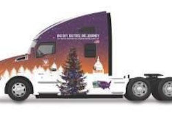 Christmas themed Kenworth T680