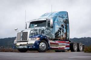 Patriotic Semi-Truck