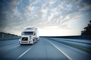 Semi-Truck on Highway