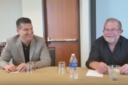 Rush Truck Center CEO and COO seated together