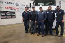 Peach State Freightliner tech competition participants