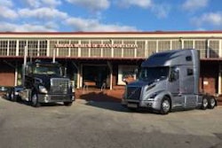 donated Volvo trucks to Museum of Transportation