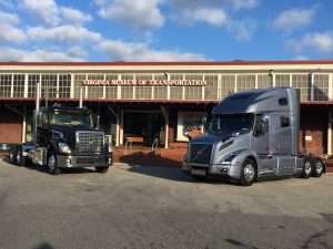 donated Volvo trucks to Museum of Transportation