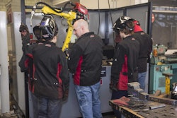Students in Parma High School’s welding program learn metalworking, including robotic welding and CNC plasma cutting and weld strength testing.