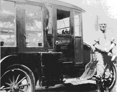 Phillips Industries’ Founder Hugh Wallace (H.W.) Phillips, inventor of the truck signal arm.