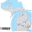 map of Michigan kenworth locations
