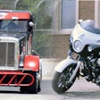 Truck and Motorcycle