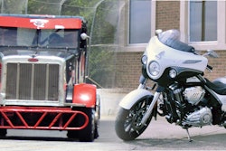 Truck and Motorcycle