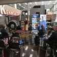 SLCC President Deneece G. Huftalin speaks at Kenworth Sales Company’s facility last week. Kenworth Sales Company has donated $400,000 to SLCC Westpointe Workforce Training & Education Center.