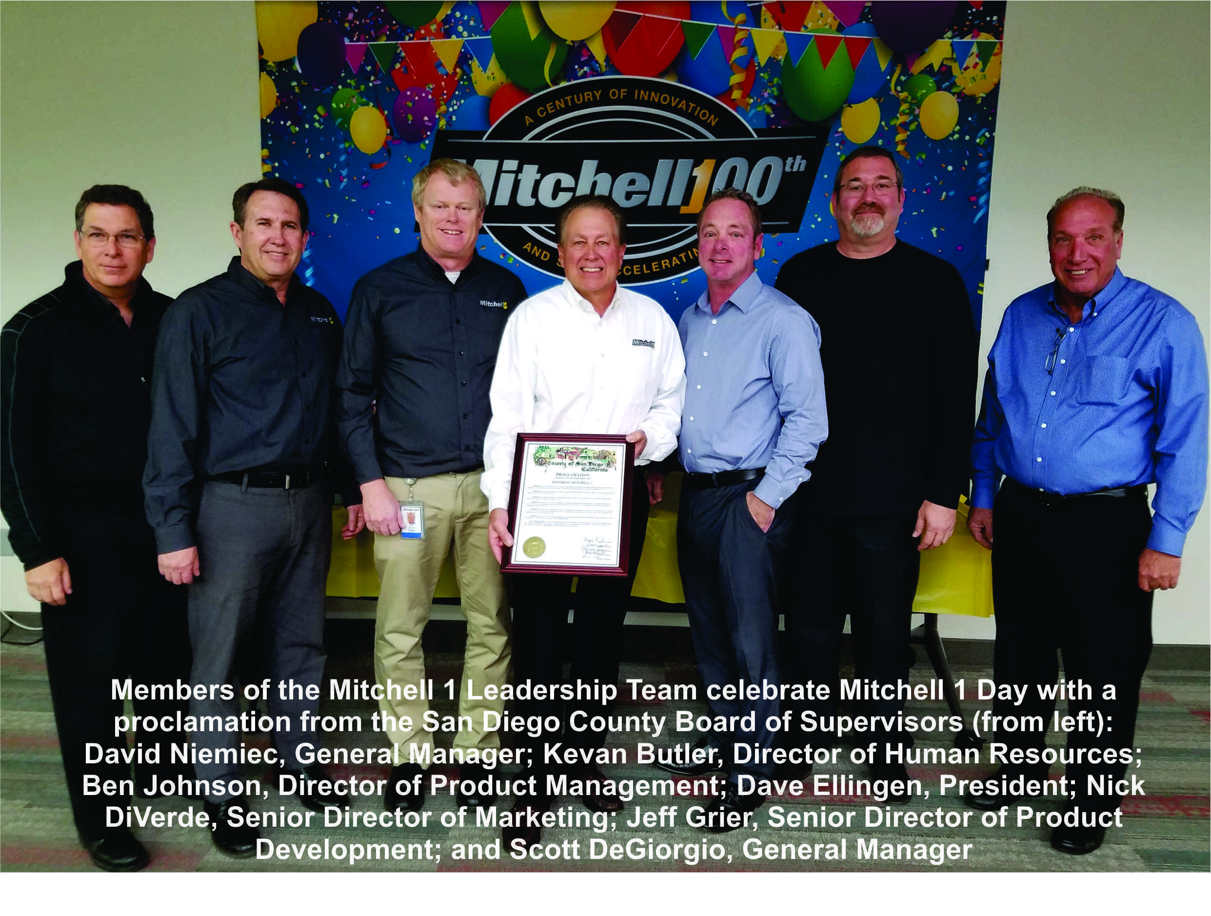 Attendees at the Mitchell 1 Day