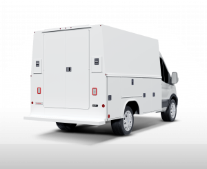 Ford Transit truck with Reading Truck Body