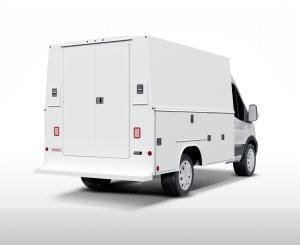 Ford Transit truck with Reading Truck Body