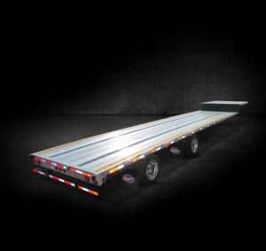 Utility Trailer Manufacturing Company 4000AE Drop Deck flatbed trailer