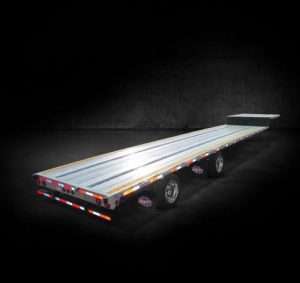 Utility Trailer Manufacturing Company 4000AE Drop Deck flatbed trailer