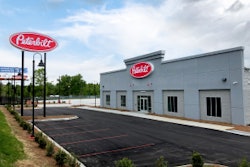 Peterbilt of Charlotte, N.C. empty parking lot