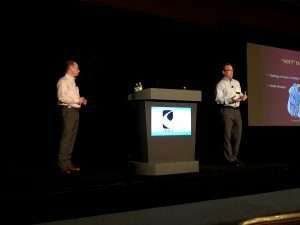 Lee and Terry Resnick speaking Tuesday at the TRALA Annual Meeting in Scottsdale, Ariz.