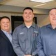Pictured from left to right are Penske Truck Leasing associates Gregg Mangione, senior vice president of maintenance; Tony Popple, senior director of maintenance; David Barba, technician; John Marvin, district manager.