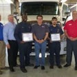 Tony Snead, Montgomery service manager (left to right); David Carroll, training manager; Timothy Bibb; Jerry Kocan, dealer principal; Nick Smith; Scott Dixon, operations manager