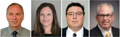 Pictured left to right: Mark Bara, Laurie Beegle, Paul Sniegocki and Doug Wolma