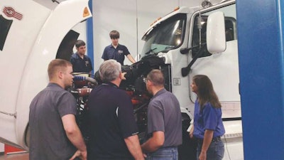 Inland Truck Parts and Service built a 15,000 sq.-ft. facility in 2013 for its employees who want to advance their skills.