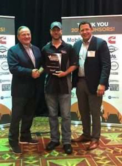 Richard Sweebe, partner (left to right); Nathan Holden, service technician; Justin Fink, CEO; all of Summit Truck Group