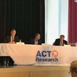 From left: ACT Research’s Jim Meil, Bryan Bezold of Ford Motor Company and ACT Research’s Sam Kahan spoke on the U.S. economy during Tuesday’s event.