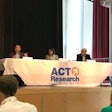 From left: Paul Pankey, regional general manager at Rush Center, Jodie Teuton, vice president at Kenworth of Louisiana, and Bart Middleton, CEO at Grammer Industries, at Wednesday’s panel discussion at the ACT Research Seminar.