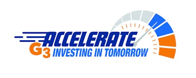 Accelerate G3 Investing in tomorrow logo