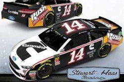 Cummins Inc. and Rush wrapped race car