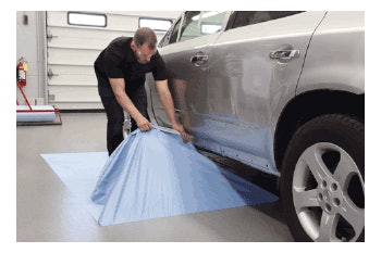 3M's Liquid Protection Fabric in a Service and Repair Shop