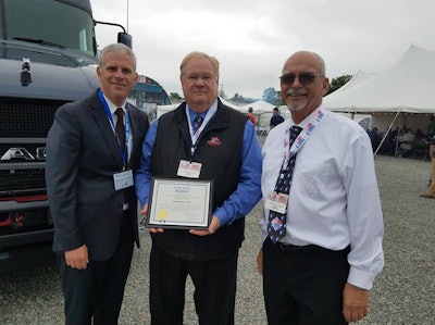 From left to right: Broome County Executive Jason Garnar, Henry Cook Jr., Robert Seyerlein.